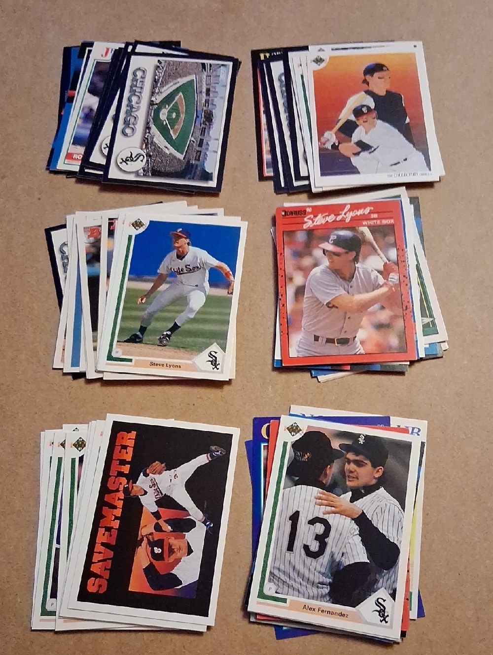 Vintage Sox Baseball Card Lot - Multi-Color Trading Cards